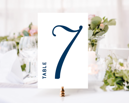 EMBRACE table numbers