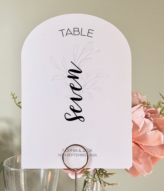 SOULMATES table numbers