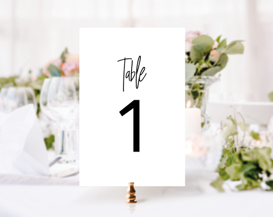 ADORE table numbers